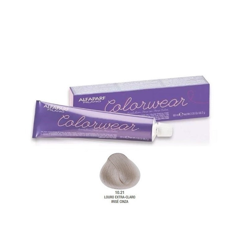 Color Wear Tinte Crema Rubio Claro Gris Irisado 10.21