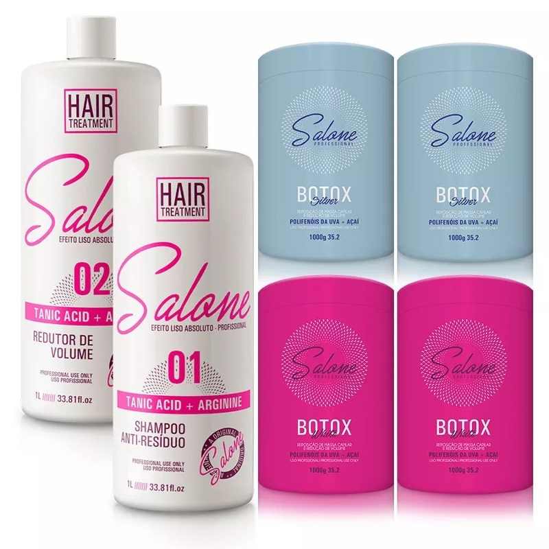 Kit Salone - Progressiva + 2 Btxx Blanco + 2 Btxx Plata