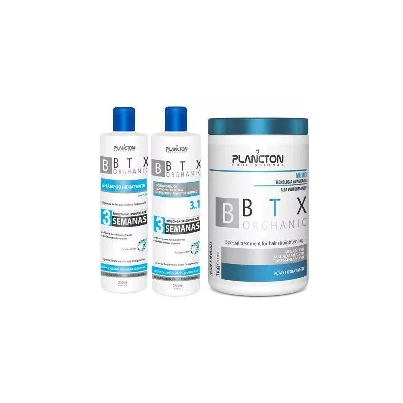 Plancton Orghanic Kit Champú + Acondicionador + Btx 1kg