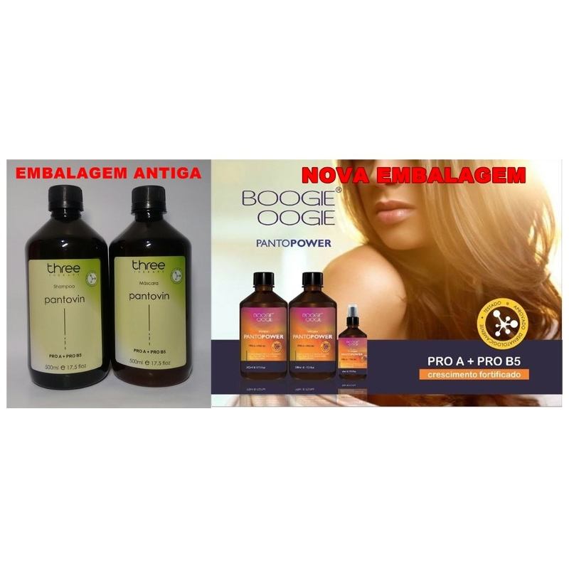 Kit Pantovin Tres Terapia Nuevo Envase + Tónico