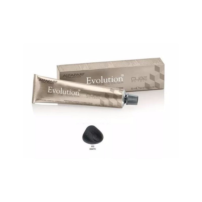 Pintura Evolution Color Of Cube 3d 60ml Alfaparf 410 Grafito
