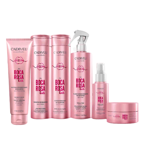 Cadiveu Profesional Boca Rosa Cabello Cuarzo Kit Completo