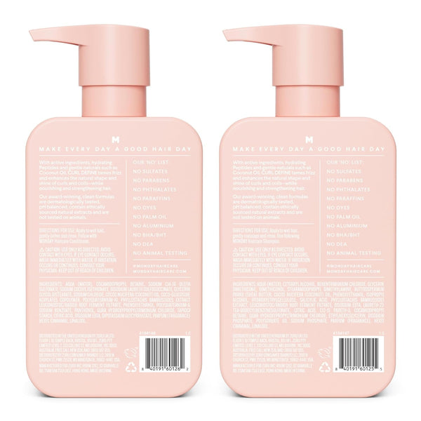 Conjunto de Shampoo e Condicionador Para Cabelos Cacheados MONDAY HAIRCARE 2 Unidades 12oz Cada