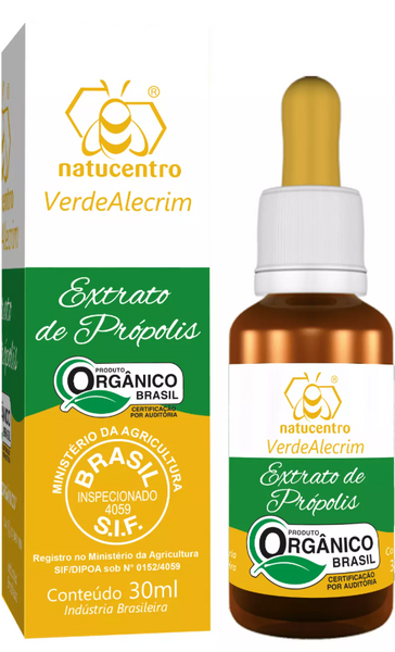 Brazilian Bee Propolis Extract Organic Green 1floz 30ml