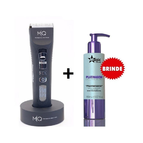 Maquina De Corte Force Lithium Bivolt Mq Hair + Brinde