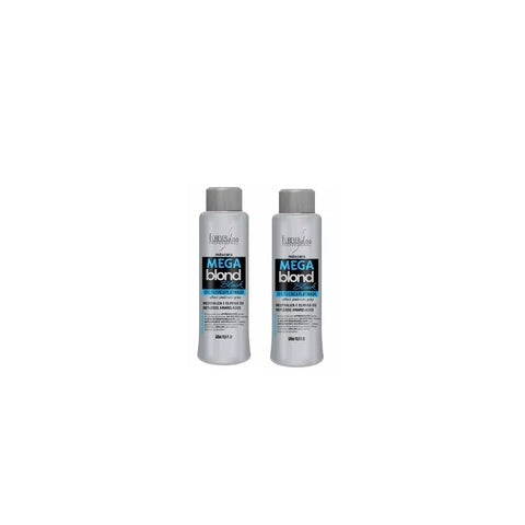 Kit=02 Tintes Mega Rubio Negro 500ml 