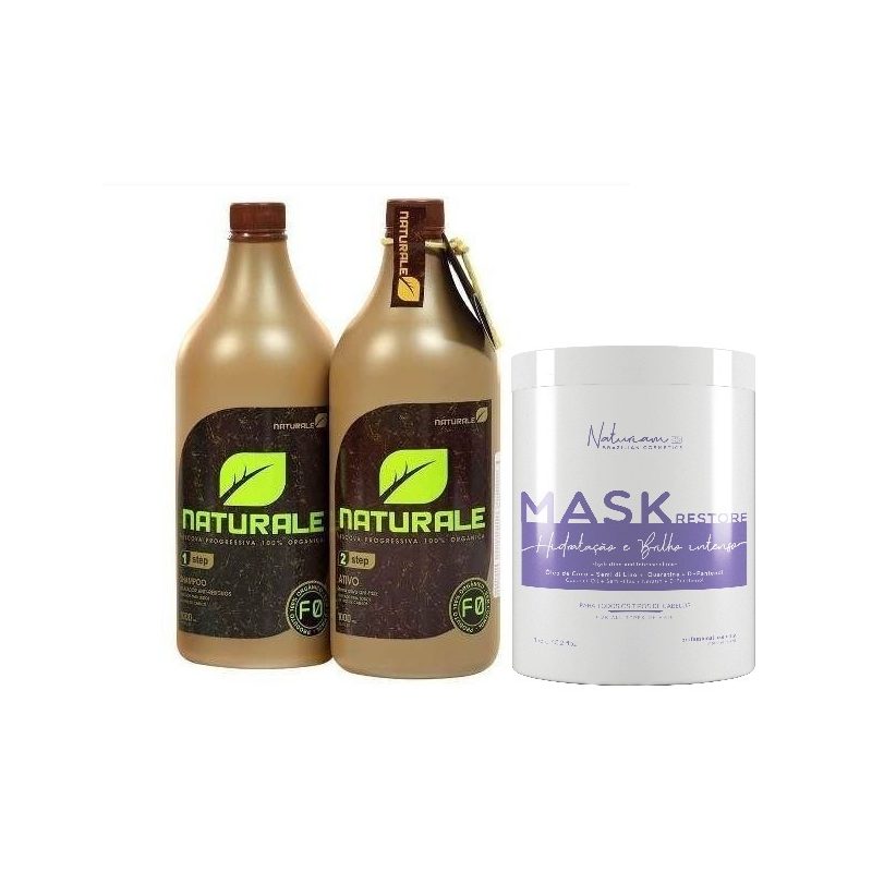 Naturale Progressiva Organica Naturale 2x1l +másk Restore 1k