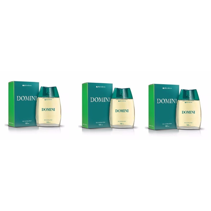 Kit Domini Deo Colônia 3x100ml Phytoderm