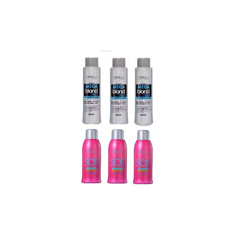 Kit=3 Sos Antimanchas. Milagro 300ml+3 Mega Rubio Negro 500ml 