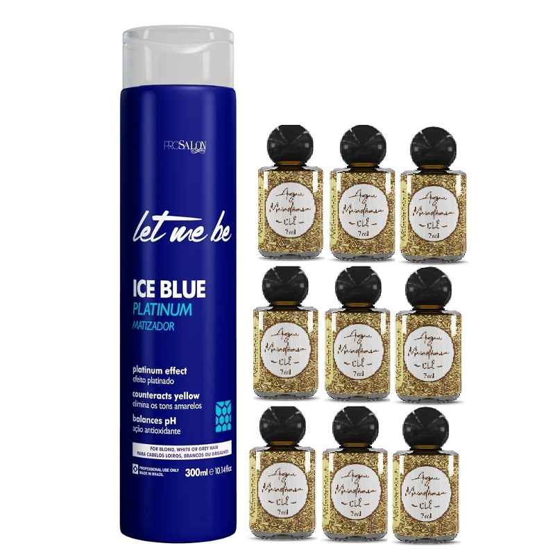 Let Me Be Ice Blue Platinum Máscara Matizante 300ml +9 Aceites