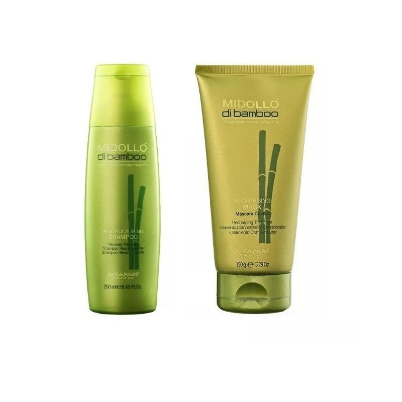 Alfaparf Midollo Di Bamboo Kit Champú y Mascarilla Recargable