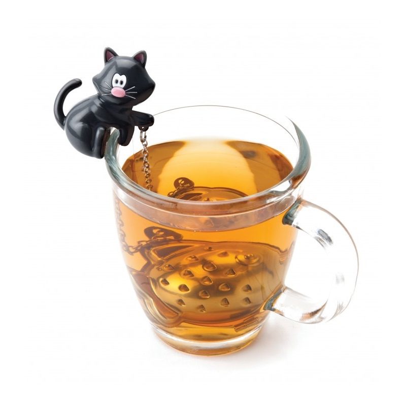 Infusor de té para gatitos de acero inoxidable importado marca Joie