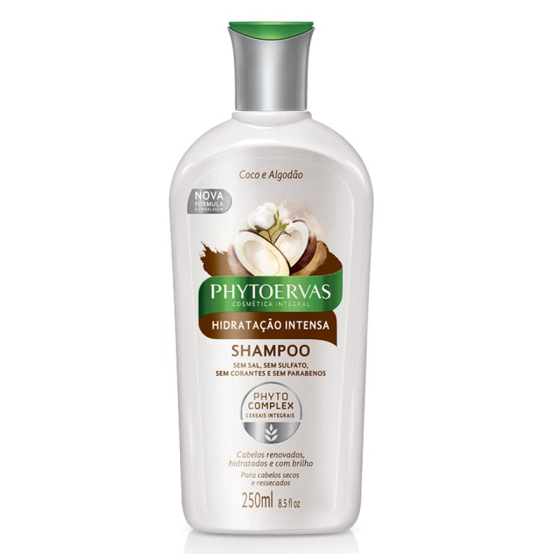 Phytoervas Champú Hidratación Intensa con Coco y Algodón