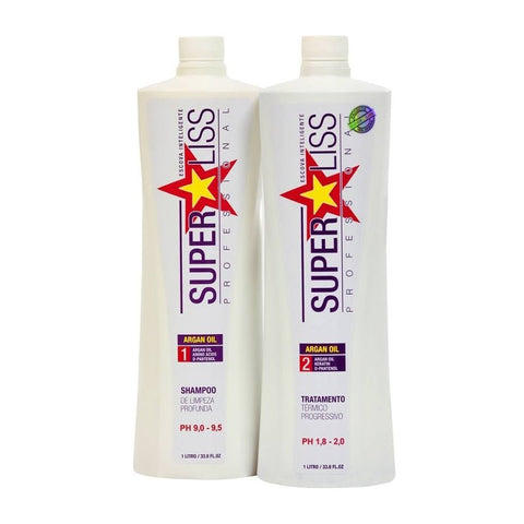 Superliss Kit Tratamiento Térmico Argán 1000ml - Para Rubios