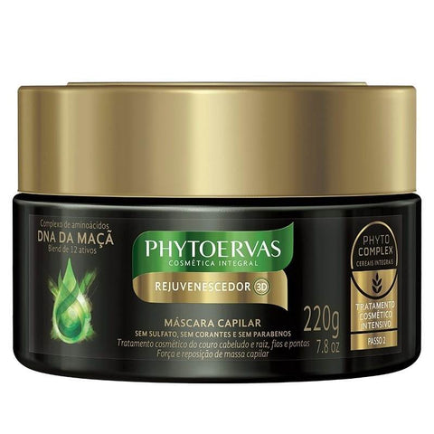 Phytoervas Mascarilla Capilar Rejuvenecedora 3d Dna Apple 220g