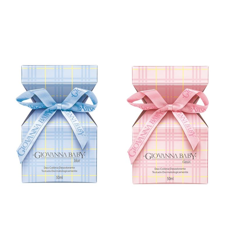 Giovanna Kit Colonia Desodorante Baby Blue Y Classic Pink 50ml