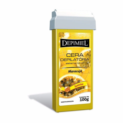 Kit Con 25 Ceras Depilatorias Roll On 100g Maracuja