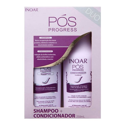 Inoar Duo Pós Progress Kit Shampoo Condicionador 2x250ml