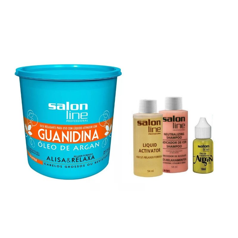 Kit Guanidina Línea Salón Súper 215g