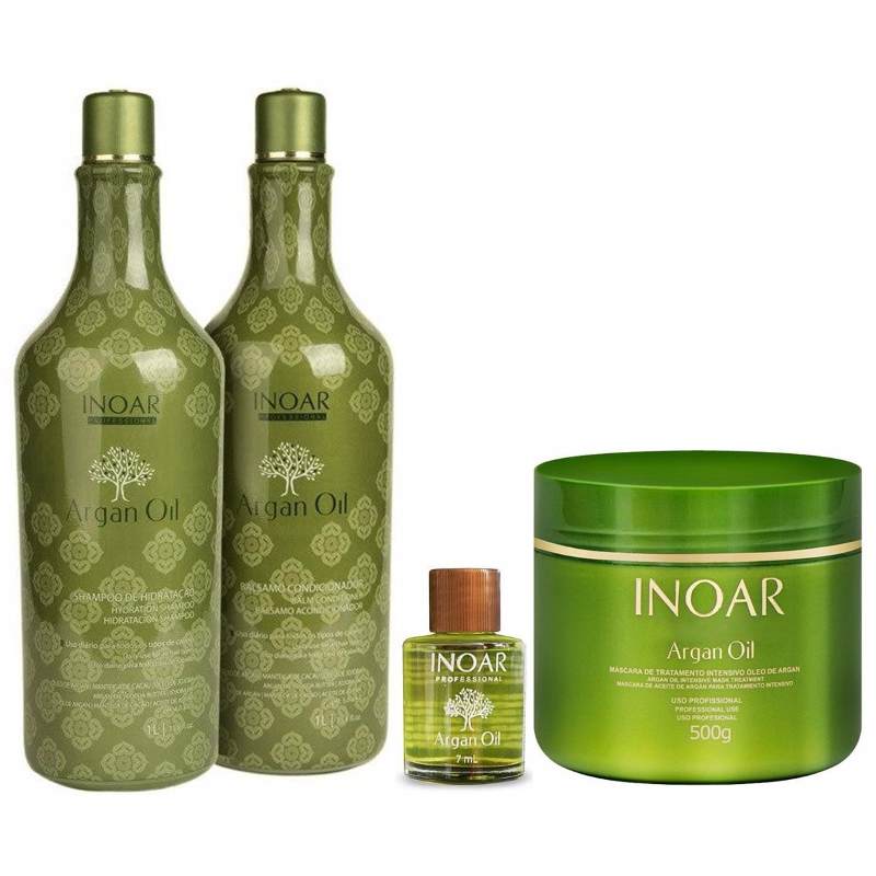 Kit de tratamiento del sistema de aceite de argán Inoar