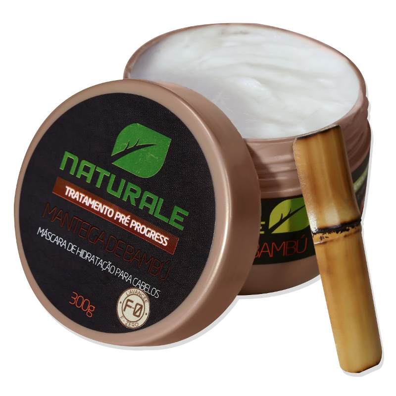 Manteca de Bambú Naturale 300g - Hidratación (40 Aplicaciones)