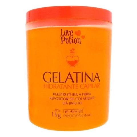 Love Potion Gelatina Hidratante Capilar 1kg + Brinde