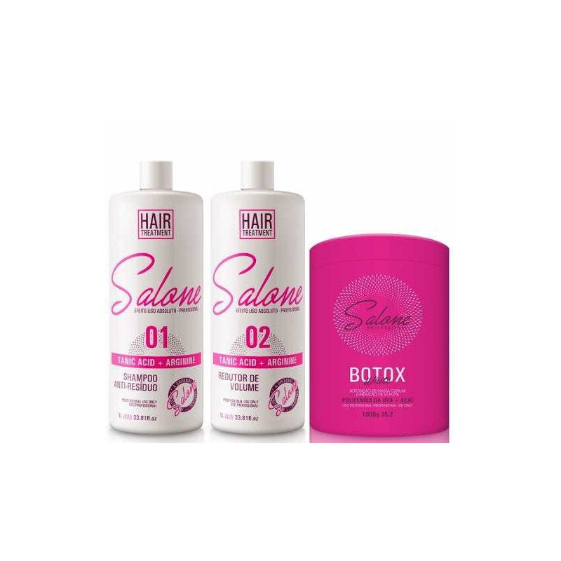 Salone Kit Cepillo Progresivo + Botox Blanco 1kg + Regalo 