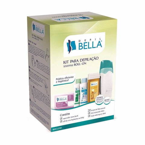 Kit Completo Para Depilação Sistema Roll-on Depil Bella