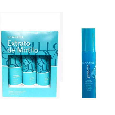 Lowell-1 Kit Extrato Mirtilo Na Caixa+1 Serum Effects 45ml