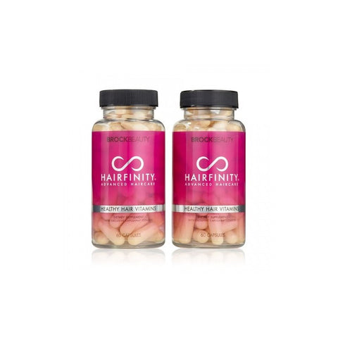 Kit 2 Potes Vitamina Crescimento Cabelo Hairfinity 120 Cps