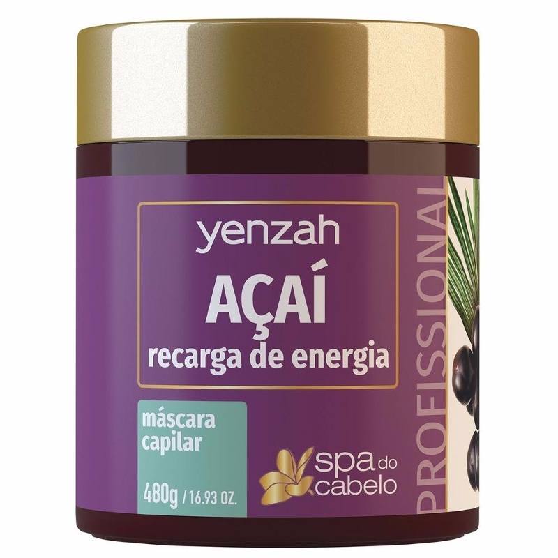 Yenzah Hair Spa Mascarilla Recarga Energética Açaí 480g