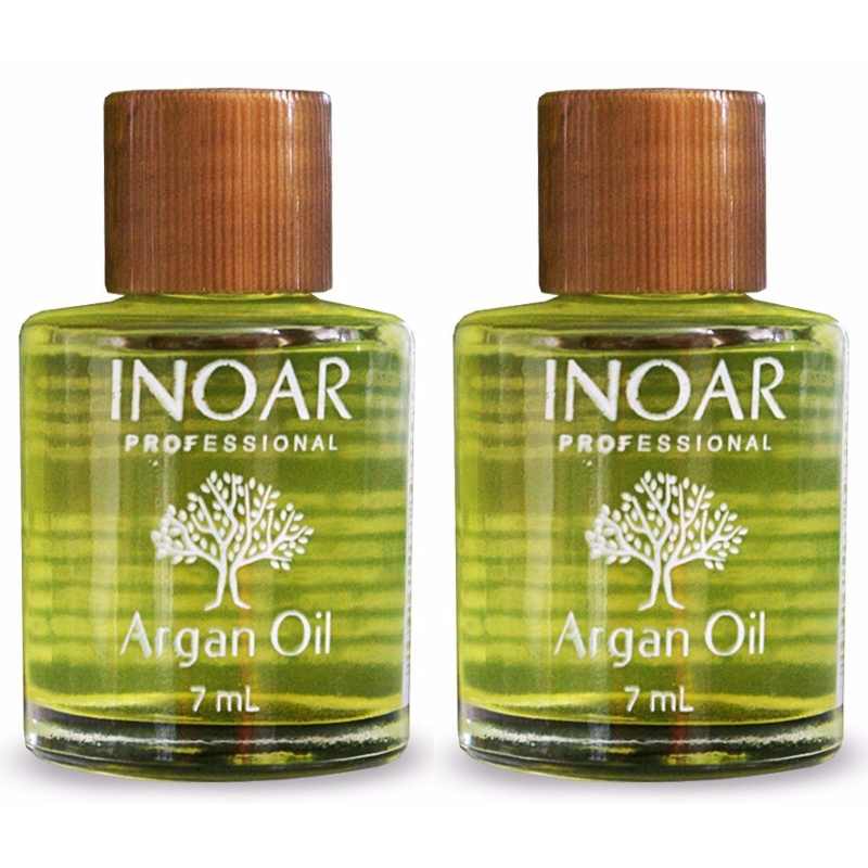 Inoar Argan Oil System Óleo De Argan Sérum Kit 2x7ml