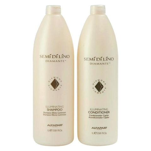 Kit Alfaparf Shampoo + Condicionador Semi Di Lino Diamante