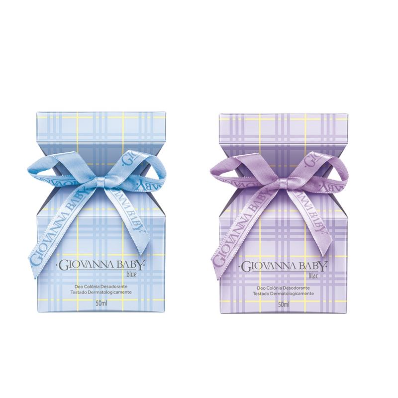 Kit Deo Colônia Giovanna Baby Blue E Lilac De 50ml Cada Uma