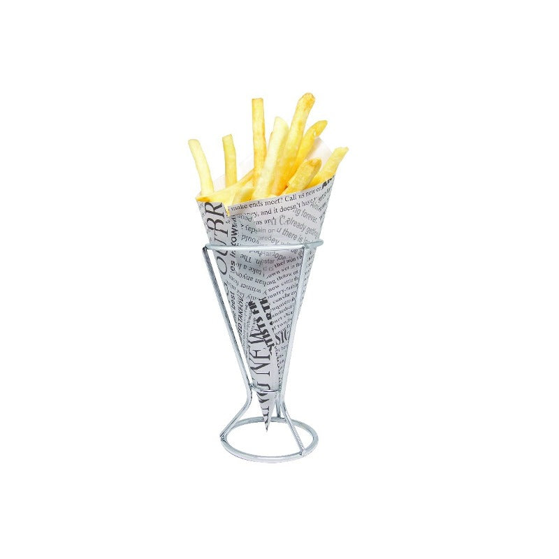 Kit con 10 soportes para conos para servir patatas fritas y snacks