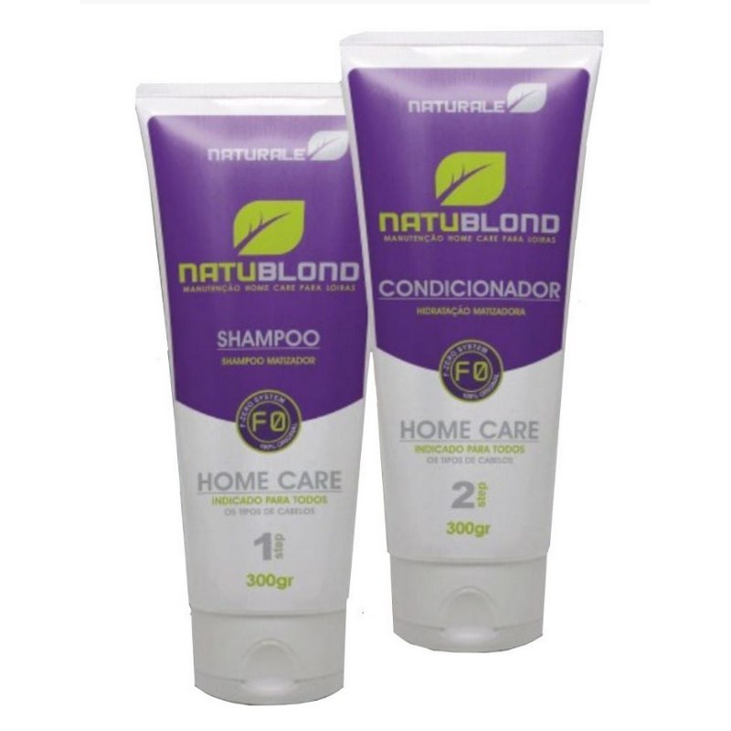 Shampoo E Condicionador Natublond Calêndula Matizada 2x300g