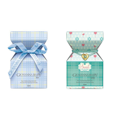 Giovanna Baby Blue And Candy Colonia Desodorante Kit 50ml Cada Uno