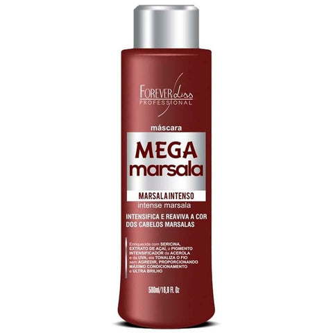 Mega Marsala Intense Forever Liss Mascarilla Colorante 500ml