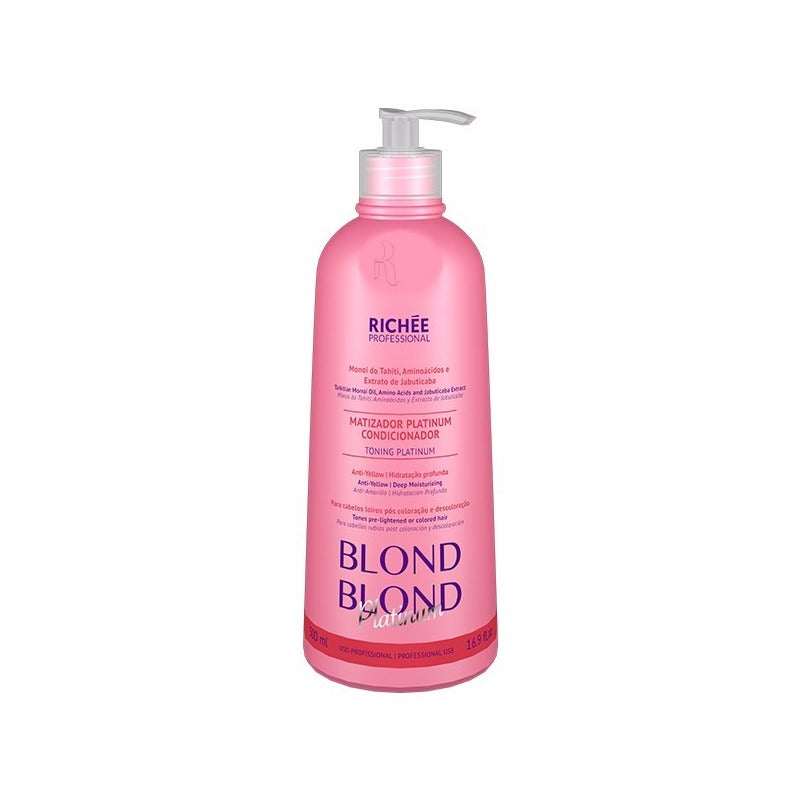 Richée Profissional Matizador Blond Platinum 500ml + Brinde