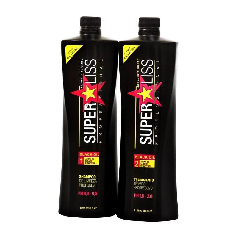 Kit Tratamiento Térmico Superliss Black 1000ml Envío Gratis